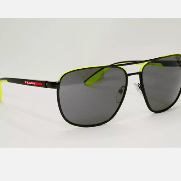 Prada Black Pilot Matte Sunglasses - Picture 6 of 7
